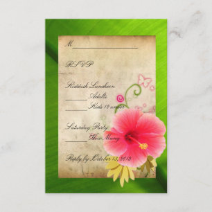 UAWG Response Card 3 RSVP Karte