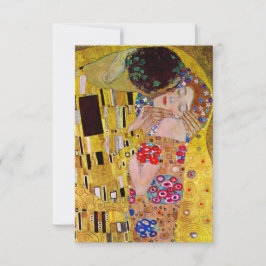 UAWG Response Card: Der Kuss von Gustav Klimt RSVP Karte