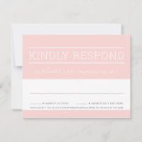 UAWG RESPONSE CARD Moderne Art Rosa