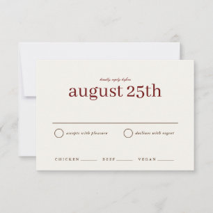 UAwg Save the Date für einfache Type-Hochzeit im H
