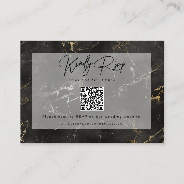 UAwg Strichcode der Website für Schwarzes Gold Begleitkarte (Vorderseite)