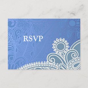 UAWG Viktorianische Hochzeitkarte RSVP Karte