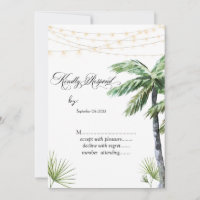 UAwg "Wasserfarbe Palm String Lights"