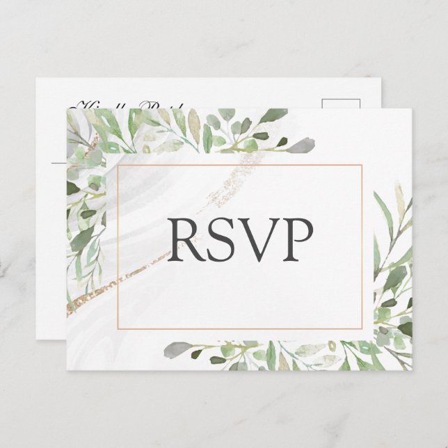 UAwg Wasserfarben Postkarte (Vorne/Hinten)