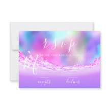 UAWG Waves Tropical Ocean Aqua Pink Pasta