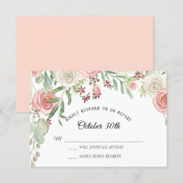 UAWG Wedding Bale Blush Elfenbeinblume Rose Blühen Einladung