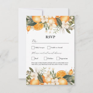 UAWG Wedding Blumen Orange Frucht Florals Einladung