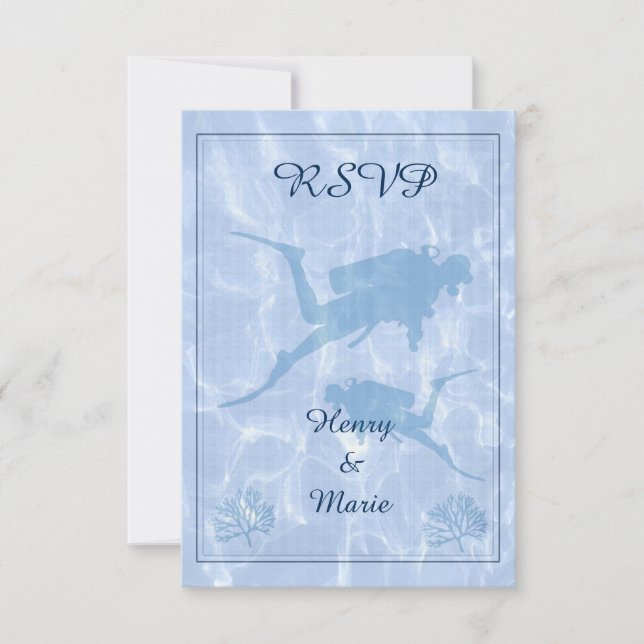 UAwg Wedding Card RSVP Karte (Vorderseite)