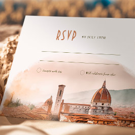 UAWG Wedding Insert Florence Italien Zielort Einladung