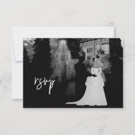 UAWG Wedding Oktober Halloween Herrenhaus RSVP Karte