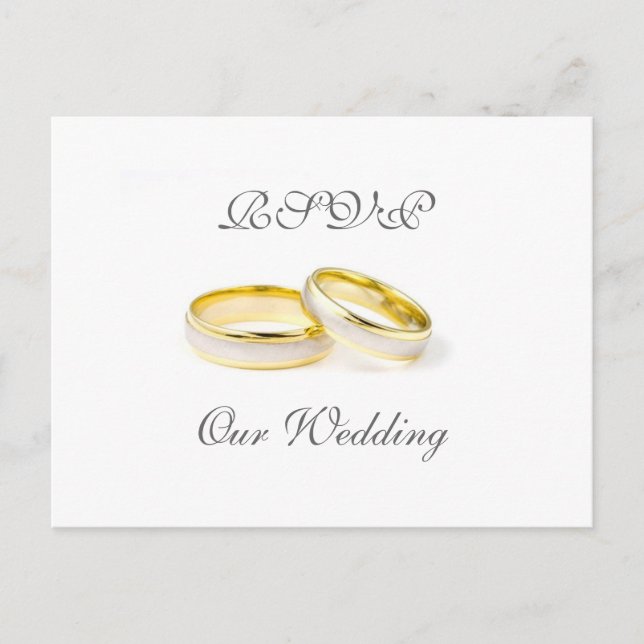 UAWG Wedding Postcard Einladungspostkarte (Vorderseite)