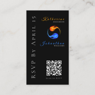 UAWG-Wedding-QR Code-Twin Flames Visitenkarte