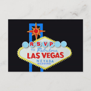 UAWG Wedding und Empfang Las Vegas RSVP Karte