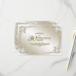 uAwg zum 30. Hochzeitstag RSVP Karte