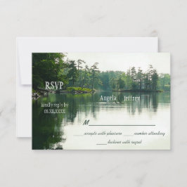 UAwg zur Spiegelung des Bergsees RSVP Karte