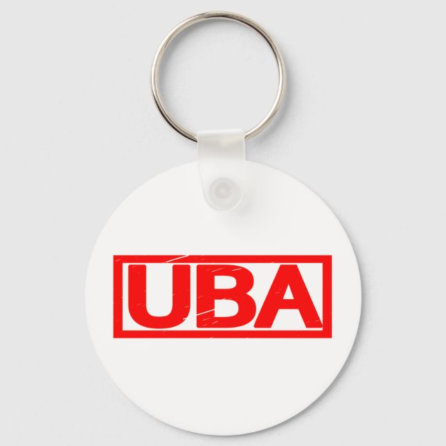 Uba Briefmarke Schlüsselanhänger (Vorderseite)