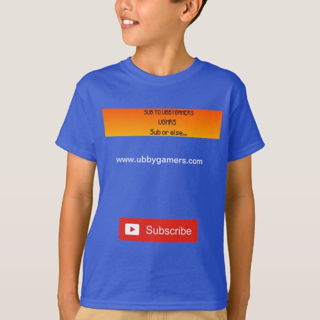 Ubby Gamers T - Shirt (Vorderseite)