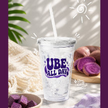 Ube All Day Becher