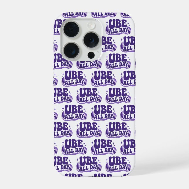 Ube-Alltag-iPhone-15-Hülle iPhone Hülle (Rückseite)