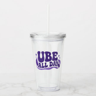 Ube-Alltag-Tumbler Acryltrinkbecher