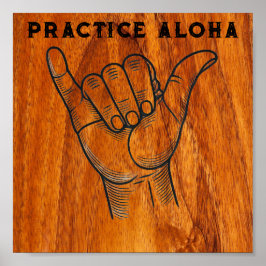 Übe Aloha Poster