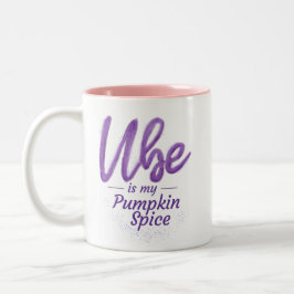 Ube (Lila Yam) ist mein Pumpkin Spice Two-Tone Cof Zweifarbige Tasse