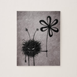 Übel Blume Bug Vintag Puzzle