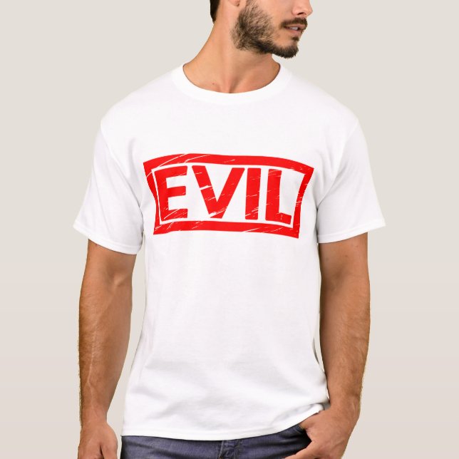 Übel Briefmarke T-Shirt (Vorderseite)