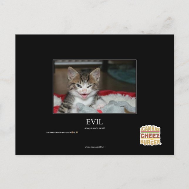 Übel Postkarte (Vorderseite)