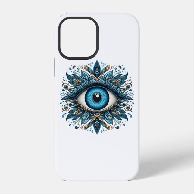 Übeles Auge iPhone Hülle (Rückseite)