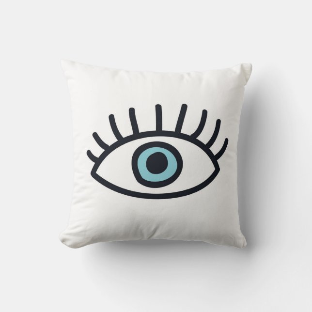 Übeles Auge Kissen (Vorderseite)