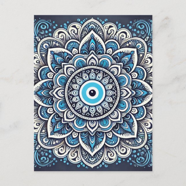 Übeles Auge Postkarte (Vorderseite)