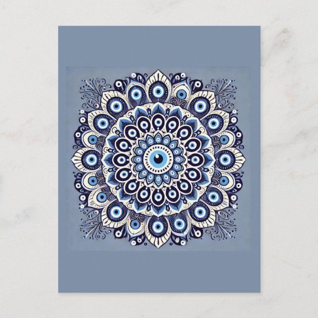 Übeles Auge Postkarte (Vorderseite)