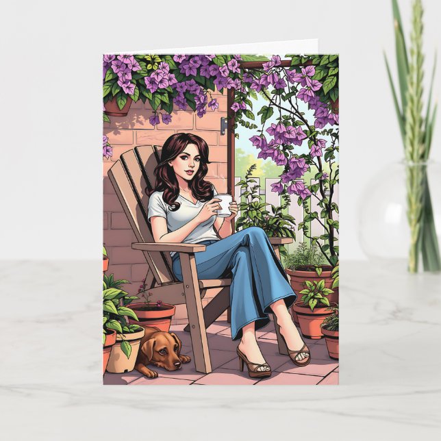 Üben Sie etwas Selbstbewusstsein in dieser verrück Karte (Vorderseite)