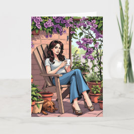 Üben Sie etwas Selbstbewusstsein in dieser verrück Karte