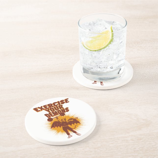 Üben Sie Ihre Dämonen Getränkeuntersetzer (Seite)