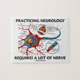 Übende Neurologie erfordert viel Nerv Puzzle