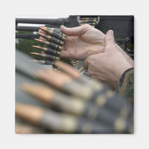 Über 3.000 Runden wurden von der M-240G abgefeuert Magnet