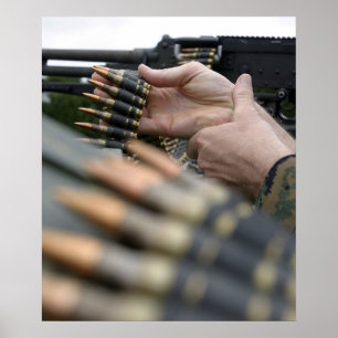 Über 3.000 Runden wurden von der M-240G abgefeuert Poster