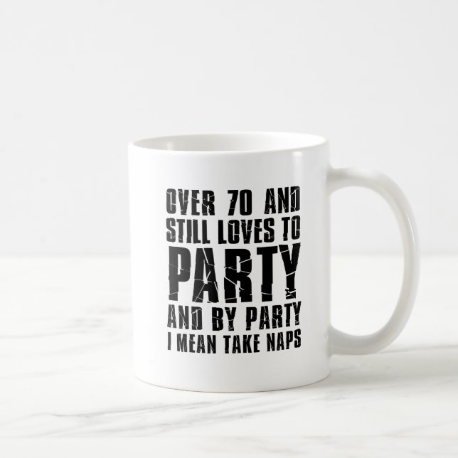 Über 70 und immer noch Lieben zur Tasse des Party (Rechts)