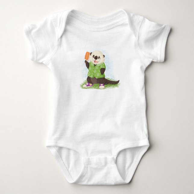 Über abdominalem Onsie hinaus Baby Strampler (Vorderseite)