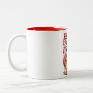 Über alle Maßen gesegnet an meinem Geburtstag Zweifarbige Tasse