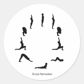 Über Aufkleber – Surya Namaskara