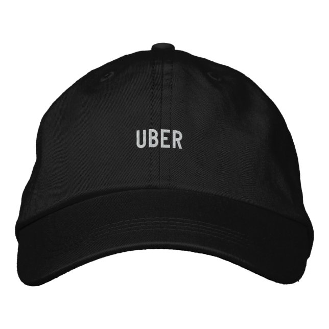 Uber Bestickte Baseballkappe (Vorderseite)