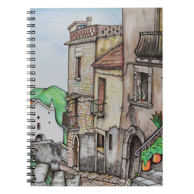 Über Costarella und Kloster Notizblock (Vorderseite)