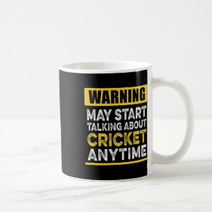 Über Cricket sprechen, wann immer lustiger Cricket Kaffeetasse