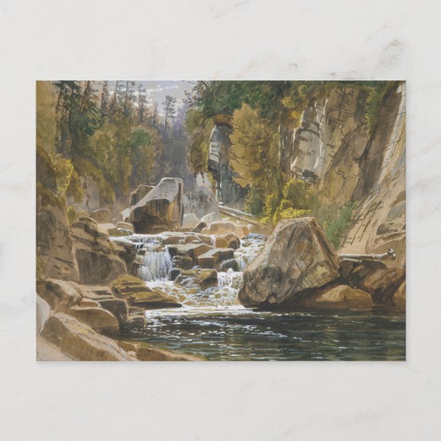 Über das Ausable | James David Smillie Art Postkarte (Vorderseite)