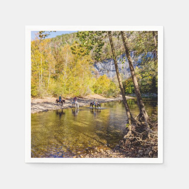 Über das Büffalo-River-Papier Napkin Serviette (Vorderseite)
