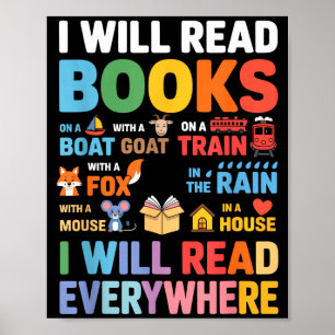 Über das Lesen von Büchern auf einem Boot und über Poster