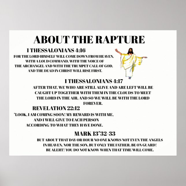 ÜBER DAS RAPTURE-Poster Poster (Vorne)